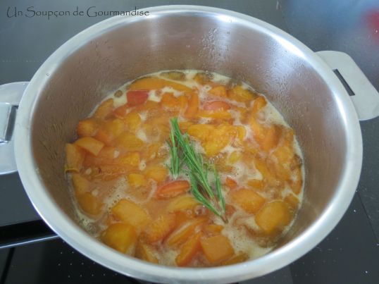 Gâteau abricot-romarin 6